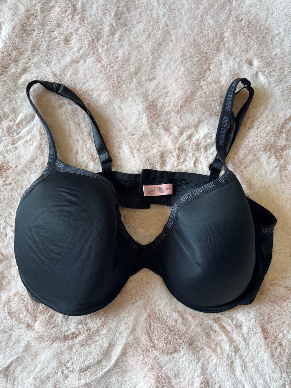 Juicy Couture Black Underwire Bra Size 42D
